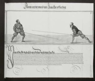 Ainn rechte unnd ain Linnckhe offne hut, Blatt 195r