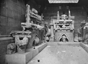 Architekturfragmente der Kathedrale zu Reims