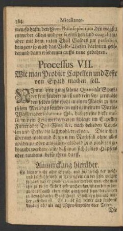 Processus VII.