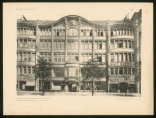 Geschäftshaus »Alt-Bayern«, Berlin-Tiergarten: Ansicht