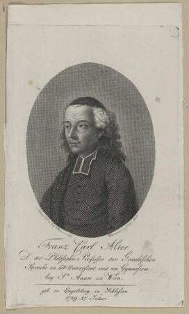 Bildnis des Franz Carl Alter