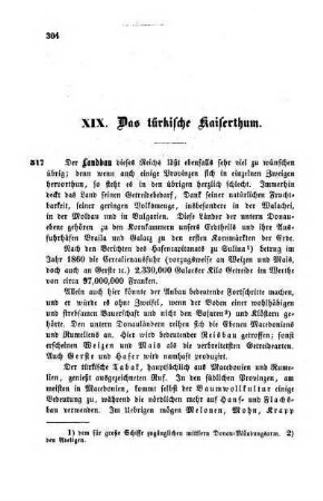 XIX. Das türkische Kaiserthum