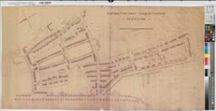 Münster (Münster) Gartenvorstadt Habichtshöhe Lageplan (1930) 1 : 1000 63 x 121 Pause Westfälische Heimstätte Wohnungsgesellschaft Münsterland