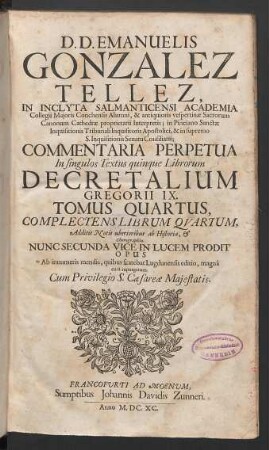 4: Complectens Librum Qvartum, Additis Notis uberioribus ab Historia, & Chorographia