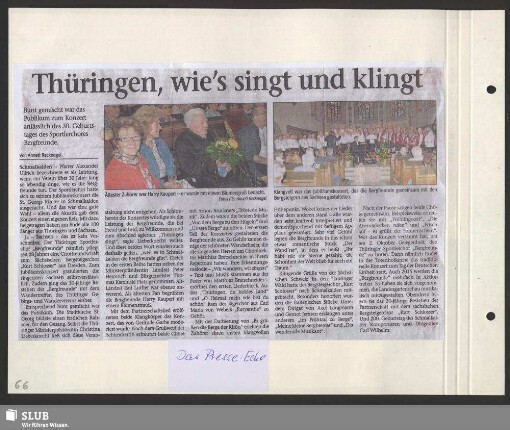 Thüringen, wie's singt und klingt