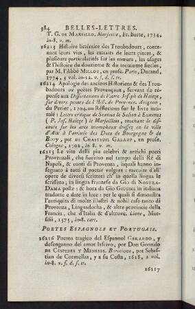 384-385, Poetes Espagnols et Portugais