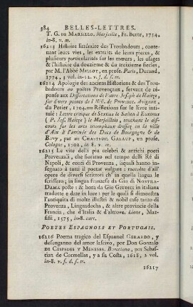 384-385, Poetes Espagnols et Portugais