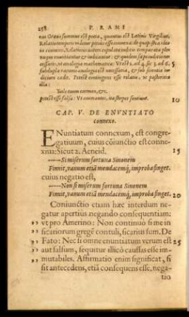Cap. V. De Enuntiato connexo.