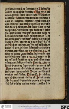 De tertio principali quod debet sumi in caritate ecclesia scire unitatis...