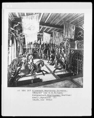 Rüstkammer der Wartburg in der Dirnitz