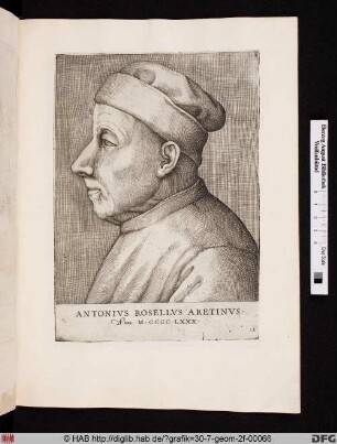 Antonius Rosellus Aretinus.