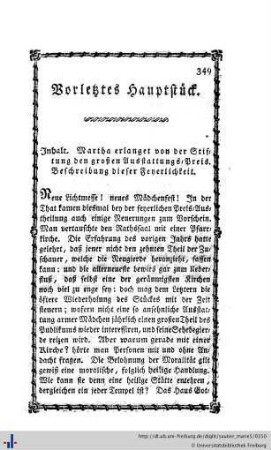 Vorletztes Hauptstück.