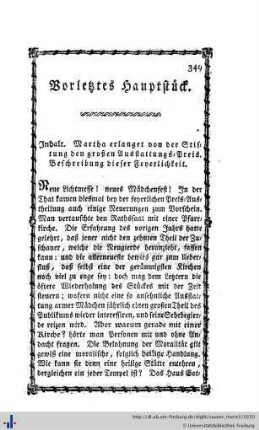 Vorletztes Hauptstück.
