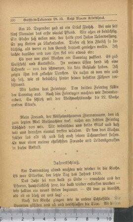 Jahresschluß