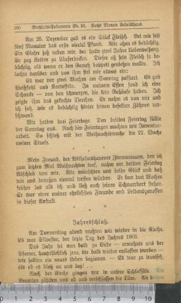 Jahresschluß