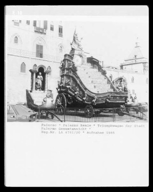 Triumphwagen der Stadt Palermo