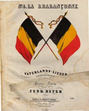 Vaterlands-Lieder : für das Piano-Forte, 4. La Brabançonne