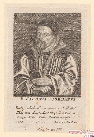 Jacob Jordan; geb. 1554; gest. 21. Dezember 1632