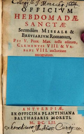 Officium hebdomadae sanctae