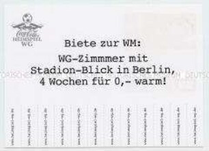 Werbekarte von Cola-Cola