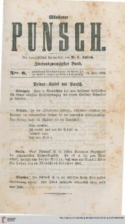 Nro. 8 (21. Februar 1869)