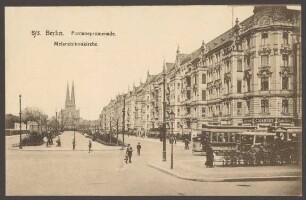 Ansichtskarte Fontanepromenade, Melanchthonkirche