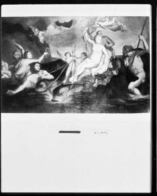 Die Nymphe Galatea mit ihrem Gefolge
