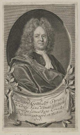 Bildnis des Burcard Gotthelff Struve