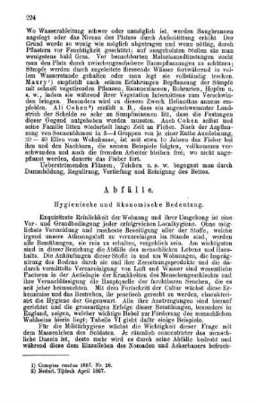 Abfälle.