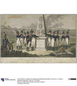 Chargen des bürgerlichen Artillerie-Bombardier-Corps der k. k. Haupt- u. Residenz Stadt Wien