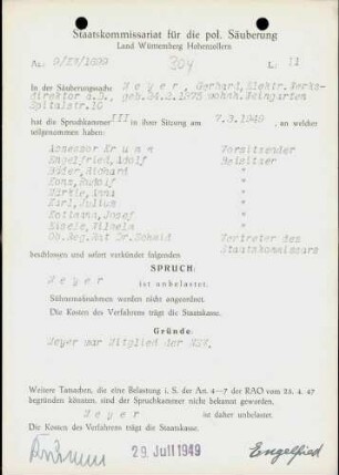 Meyer, Gerhard