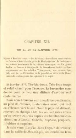 Chapitre XII. Du 24 au 28 janvier 1873