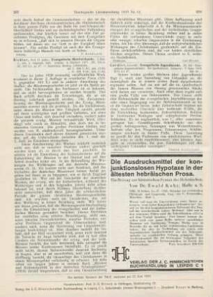 287-288 [Rezension] Richter, Julius, Evangelische Missionskunde. 2 Bde. 2., erw. u. umgearb. Aufl