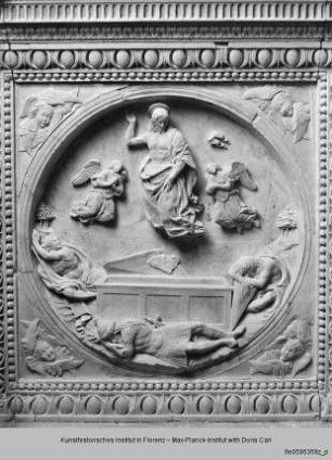 Grabmal der Maria von Aragon : Auferstehung Christi