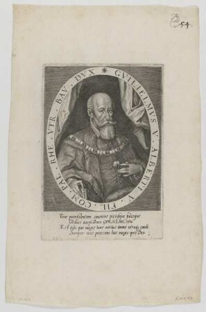 Bildnis des Gvilielmvs V., Herzog von Bayern
