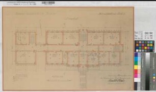 Herdecke (Herdecke) Friedrich Harkortschule Blatt 3 Erdgeschoß 1933 1 : 100 43 x 67 Pausen Schmitt-Wöpke, Regierungsbaurat, Hochbauamt Hagen KSM Nr. 1282