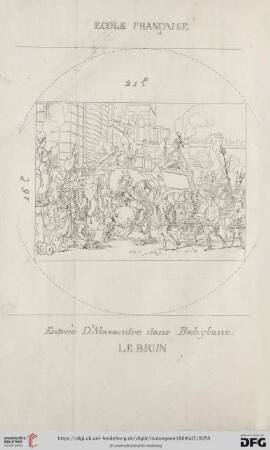 L'entrée D'Alexandre dans Babylone