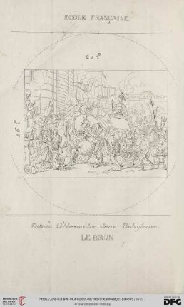 L'entrée D'Alexandre dans Babylone