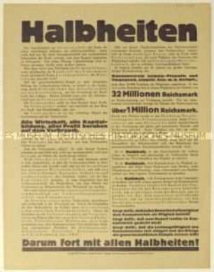 Aufruf an Gewerkschaftsmitglieder zum Eintritt in die Konsumvereine