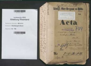 Riehn, Karl Bernhard geb. 18.05.1816; Bergrat; ausgeschieden 1880; Personalakte