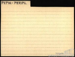 PEPIN.-PERIPL.