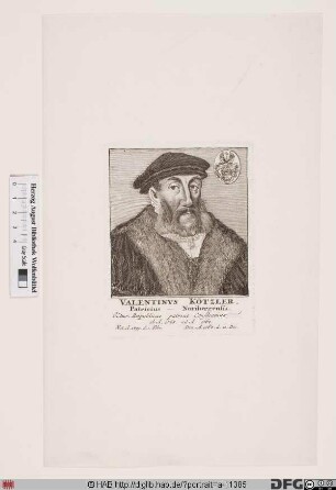 Bildnis Valentin Kötzler