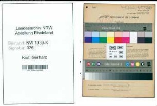 Entnazifizierung Gerhard Kief , geb. 16.01.1888 (Werkmeister)
