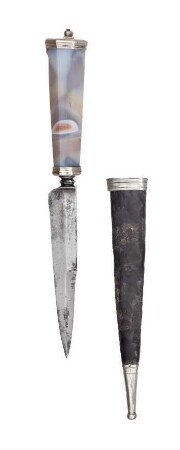 Dolchmesser mit Scheide, L.048 a-b