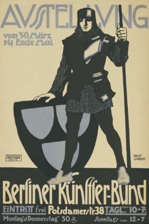 Ausstellung Berliner Künstlerbund. Potsdamer Straße 38