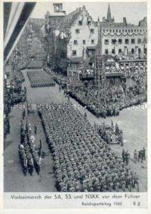 Aufmarsch beim Reichsparteitag 1935