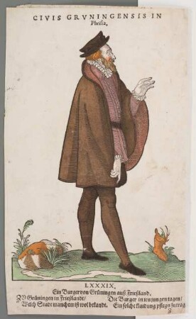 Tracht eines Bürgers aus Groningen