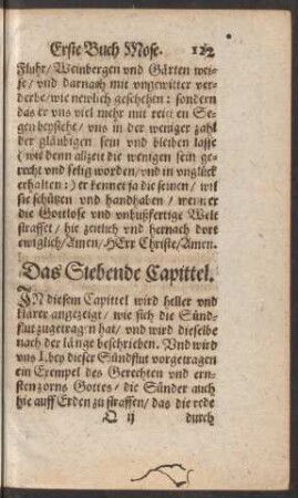 Das Siebende Capittel.