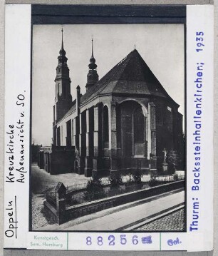 Oppeln: Kreuzkirche, Außenansicht von Südosten