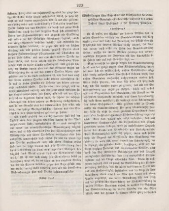 223-226 "Mittheilungen über Aufnahme und Wirksamkeit der evangelischen Gemeinde-Kirchenräthe während des ersten Jahres ihres Bestehens in der Provinz Preußen"